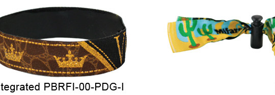 RFID integrated Eintrittsband & RFID slider